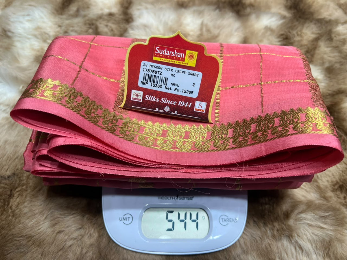 Pure Mysore Silk Saree.