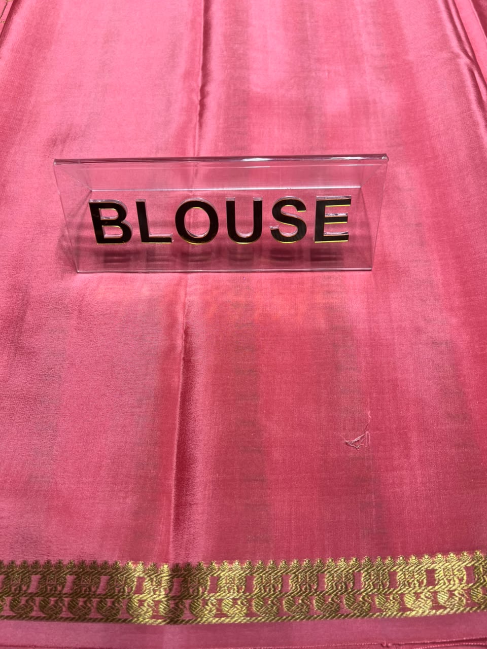 Pure Mysore Silk Saree.