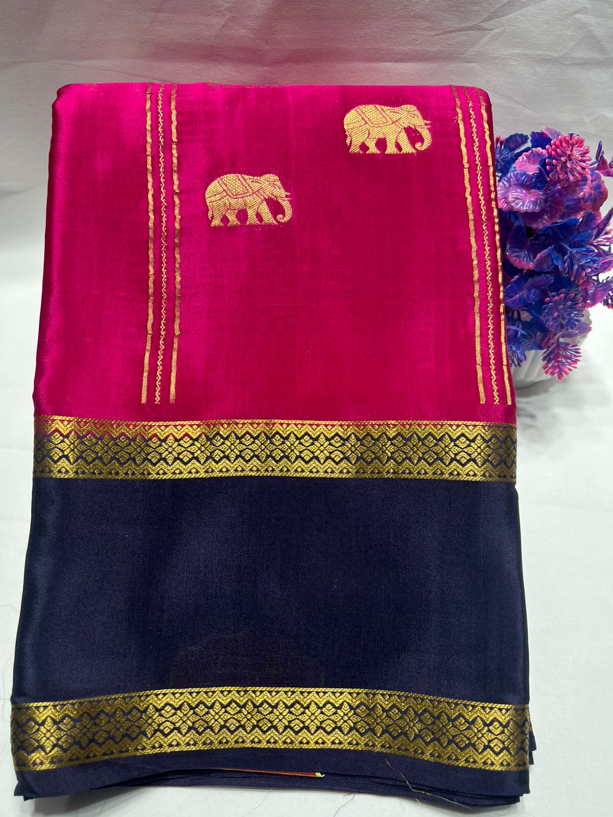 Pure Mysore Silk Saree.