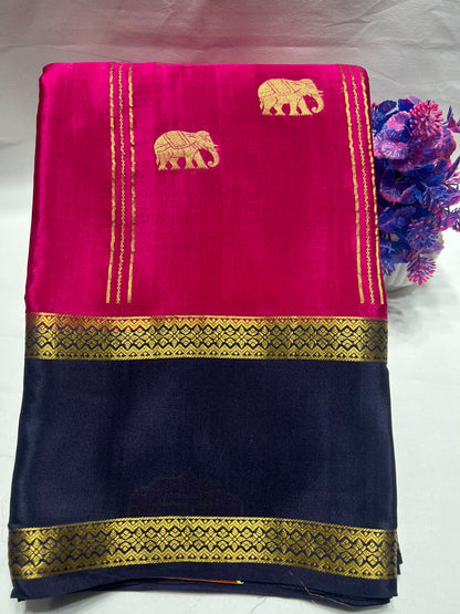 Pure Mysore Silk Saree.