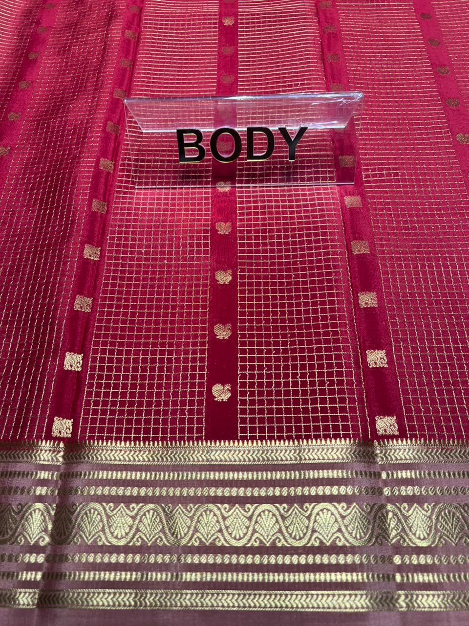 Pure Mysore Silk Saree.
