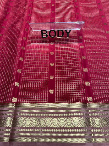 Pure Mysore Silk Saree.