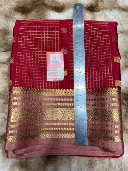 Pure Mysore Silk Saree.