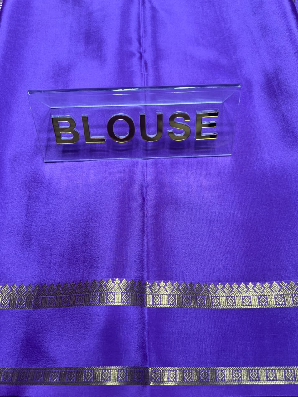 Pure Mysore Silk Saree.