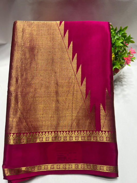 Pure Mysore Silk Saree.