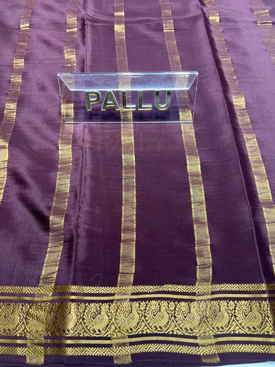 Pure Mysore Silk Saree.