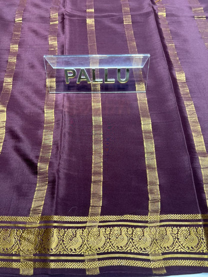 Pure Mysore Silk Saree.
