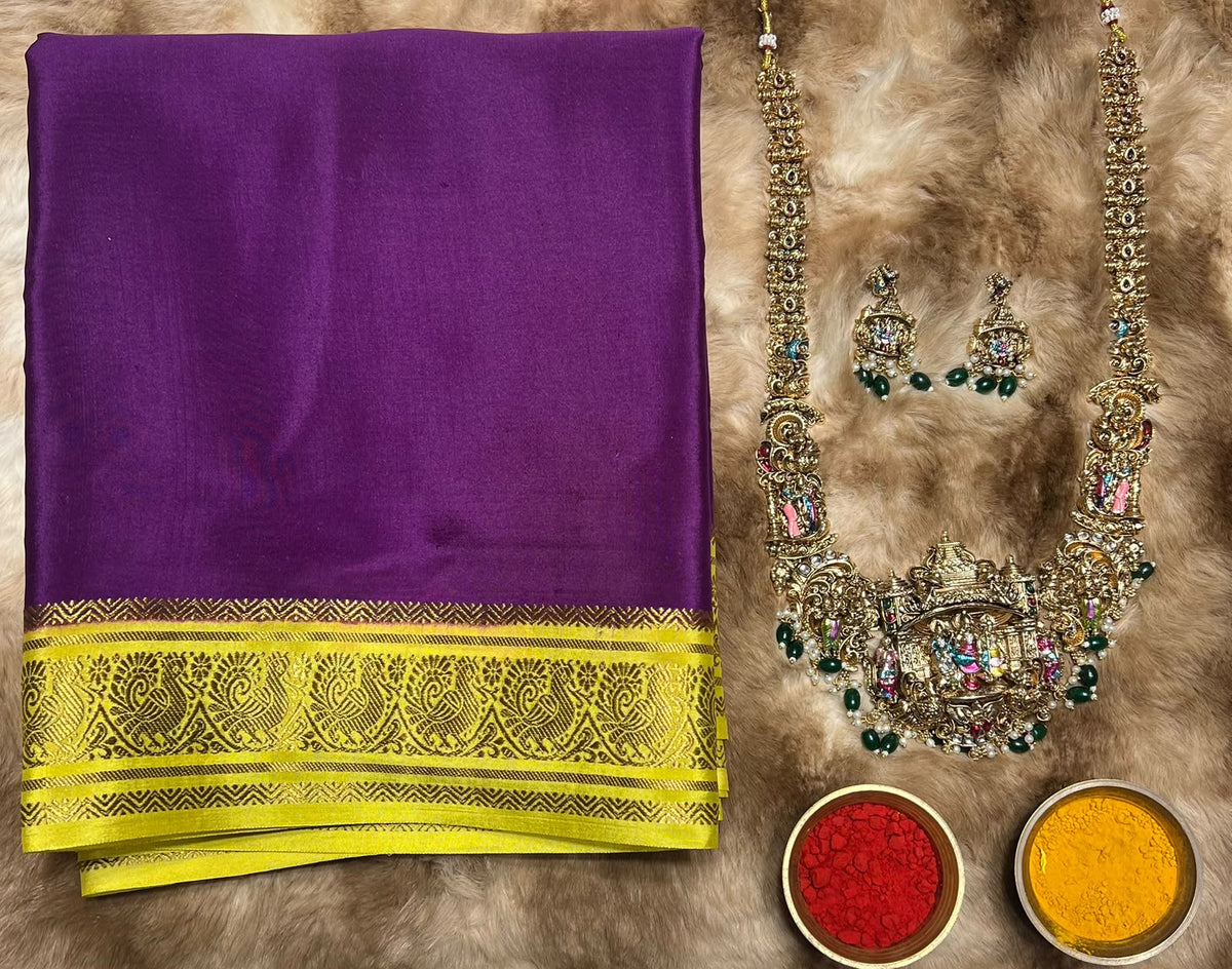 Pure Mysore Silk Saree.