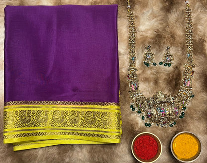 Pure Mysore Silk Saree.