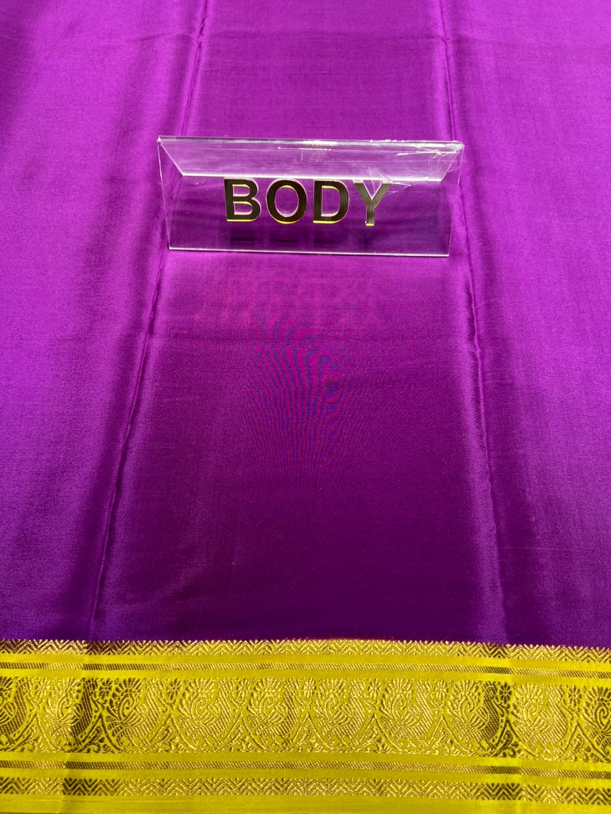 Pure Mysore Silk Saree.