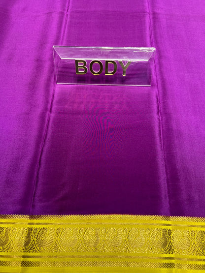 Pure Mysore Silk Saree.
