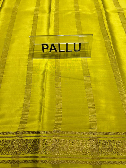 Pure Mysore Silk Saree.