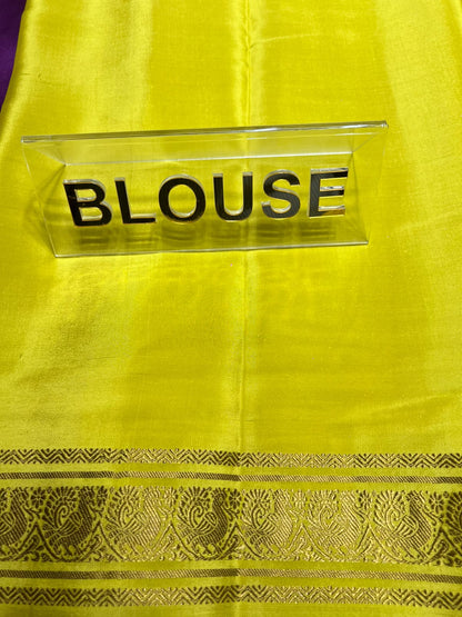 Pure Mysore Silk Saree.