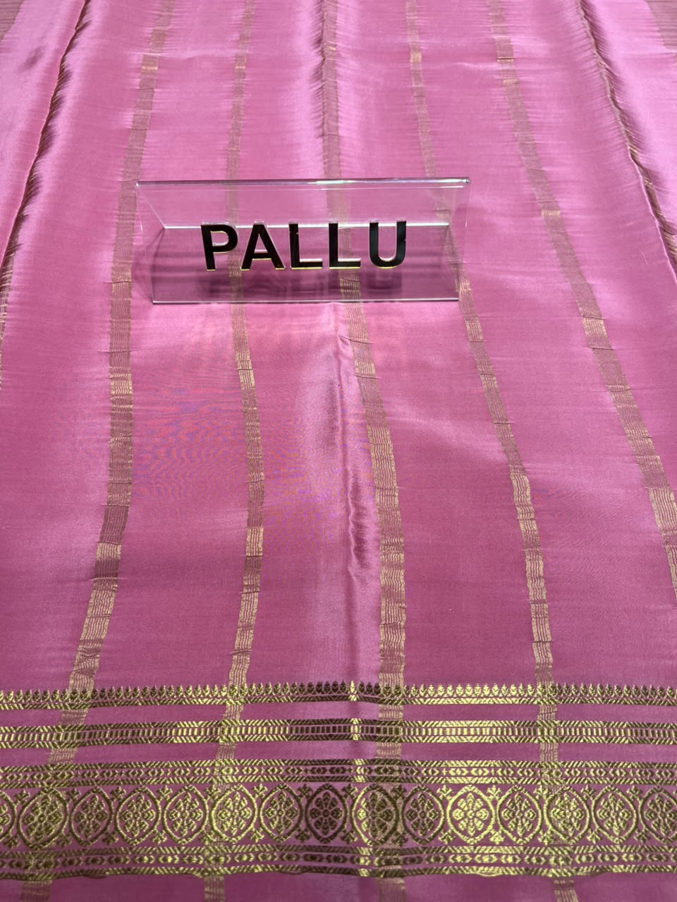 Pure Mysore Silk Saree.