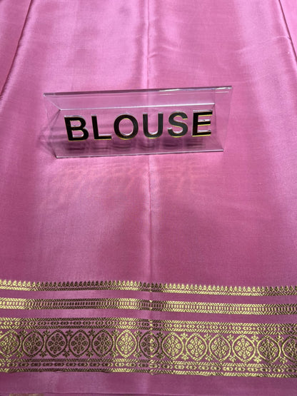 Pure Mysore Silk Saree.