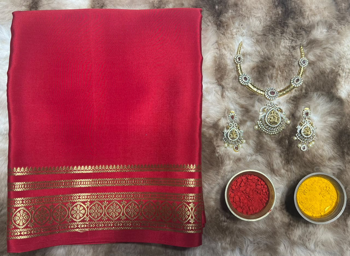 Pure Mysore Silk Saree.
