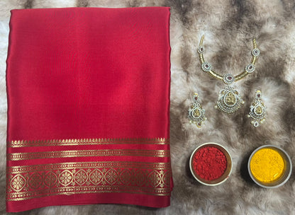 Pure Mysore Silk Saree.