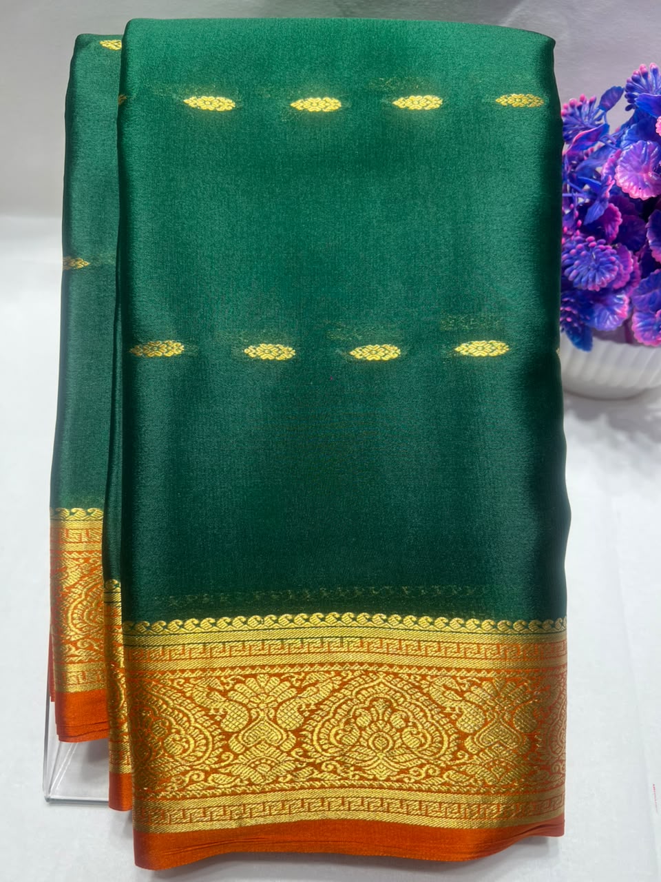 Pure Mysore Silk Saree ( 60 Grams )