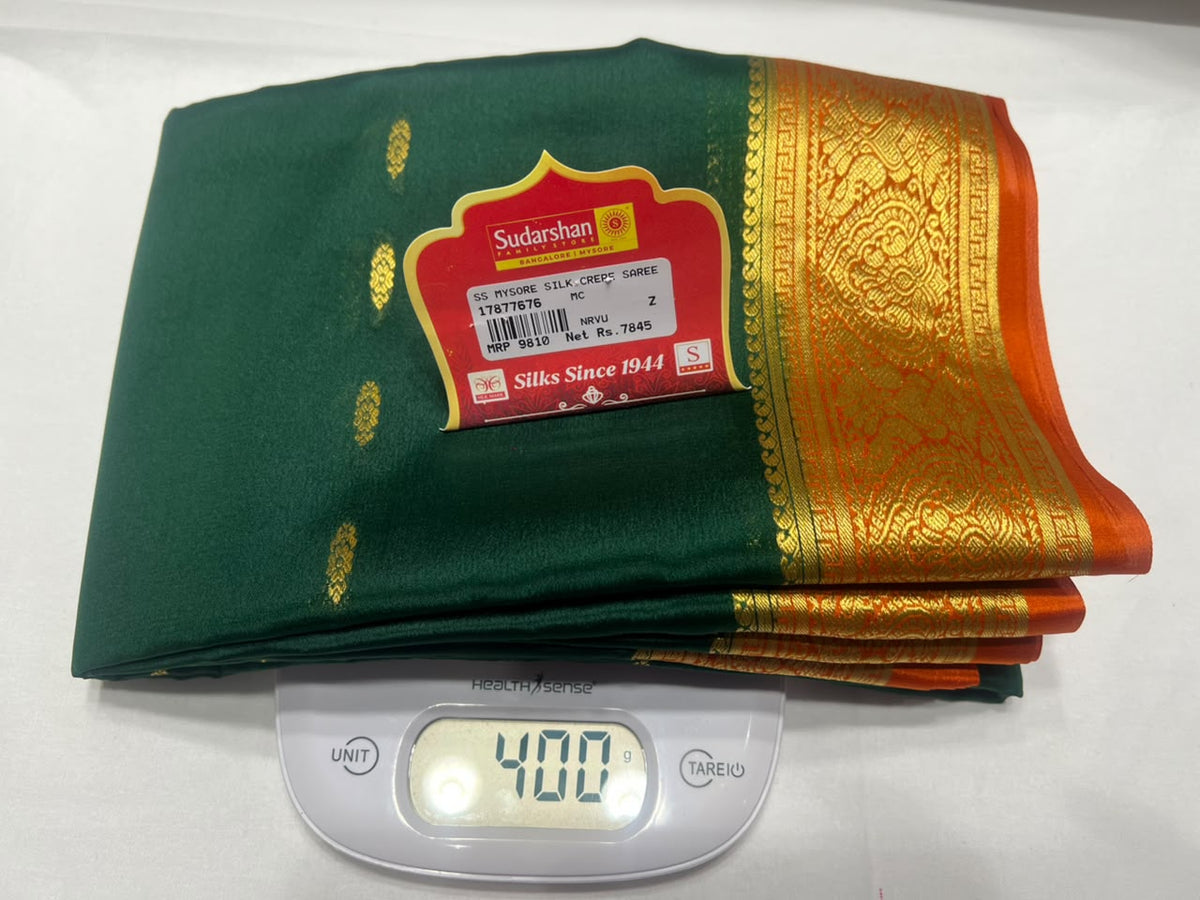 Pure Mysore Silk Saree ( 60 Grams )