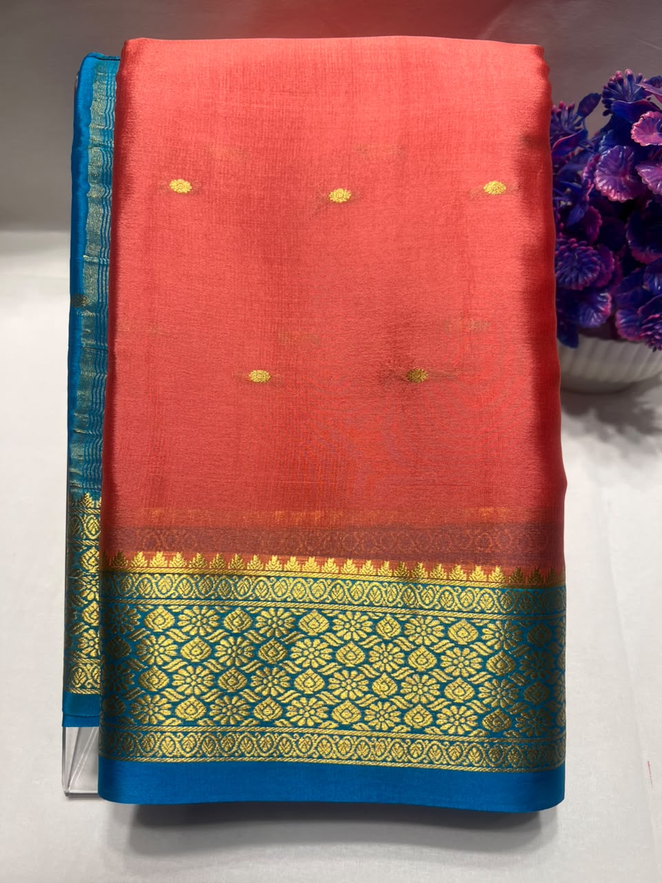 Pure Mysore Silk Saree ( 60 Grams )