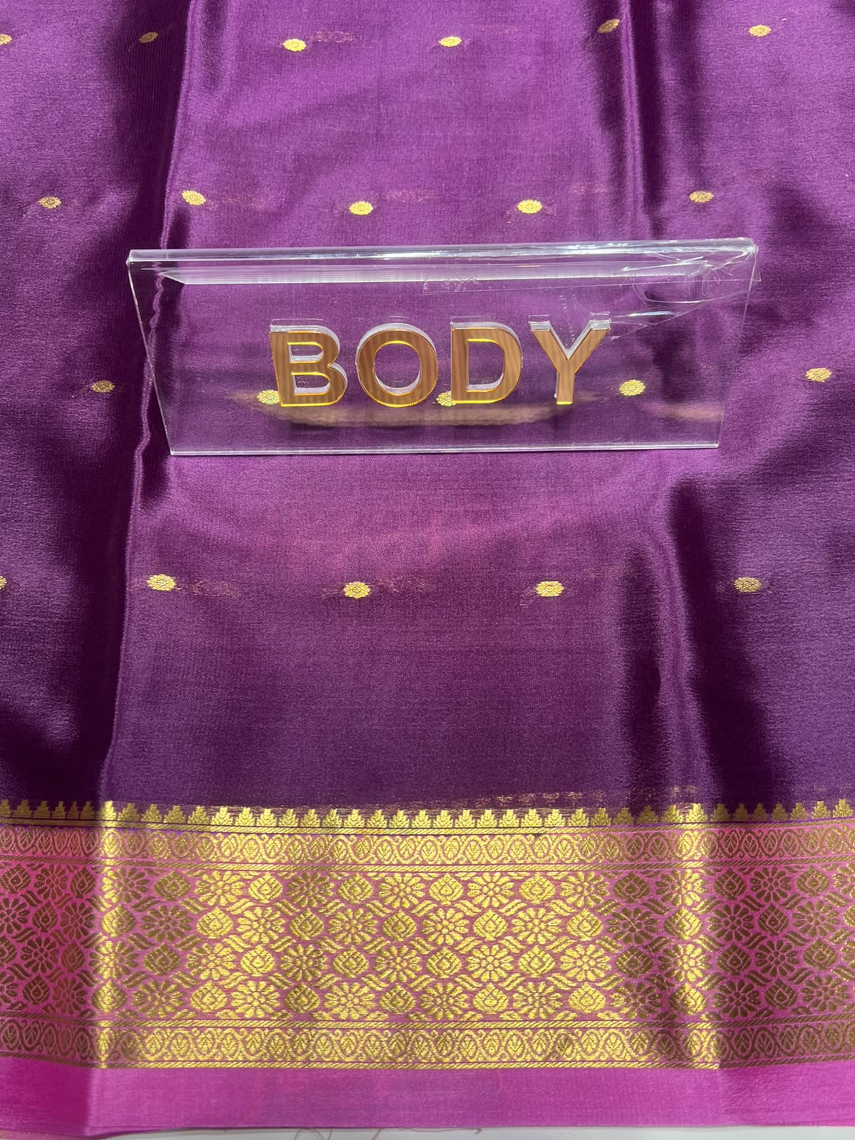 Pure Mysore Silk Saree ( 60 Grams )
