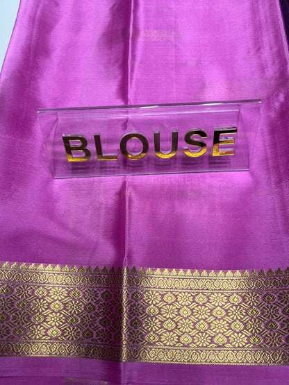 Pure Mysore Silk Saree ( 60 Grams )