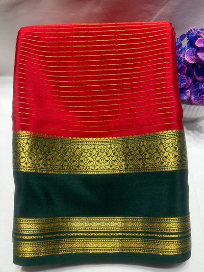 Pure Mysore Silk Saree.