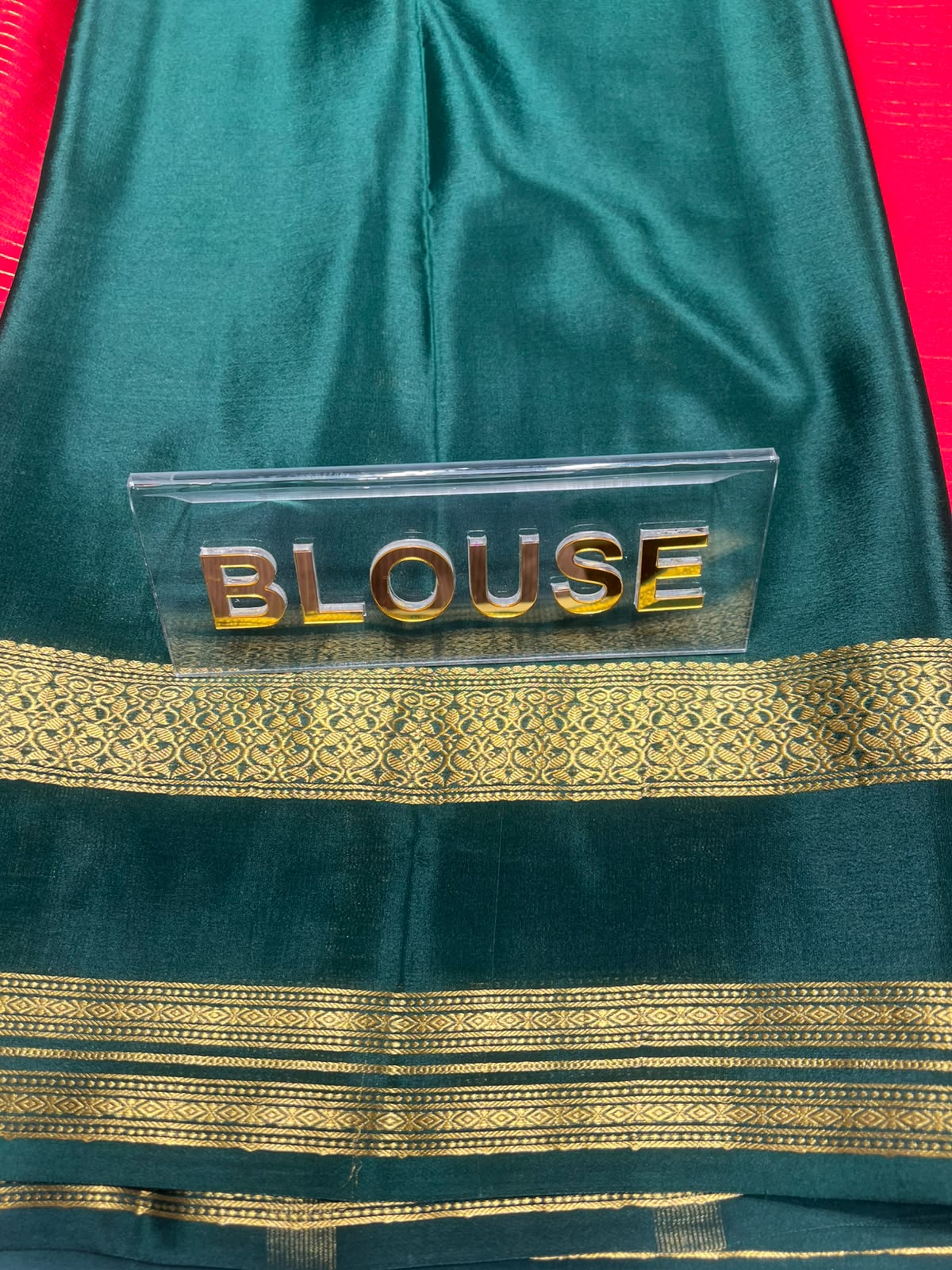 Pure Mysore Silk Saree.