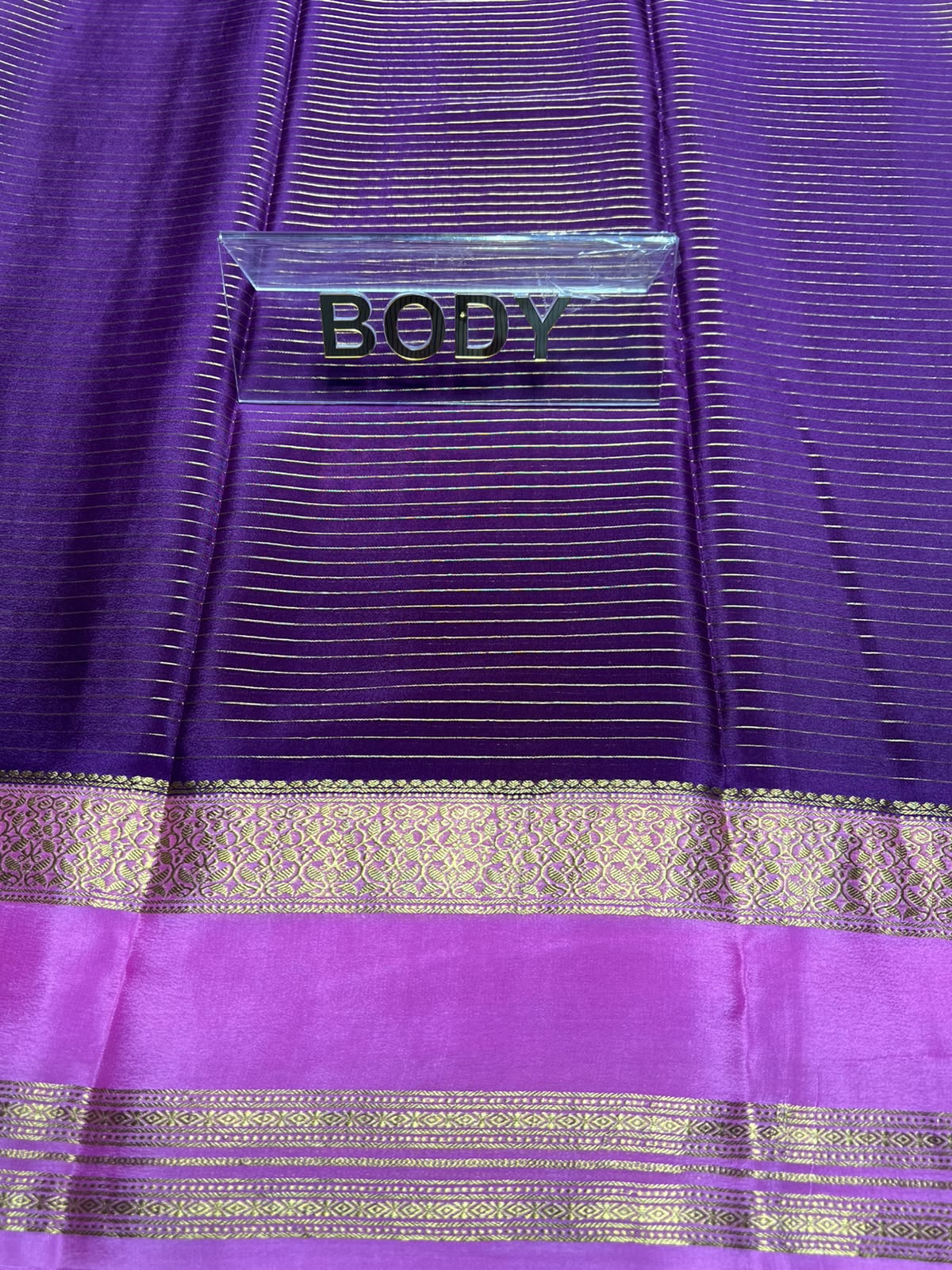 Pure Mysore Silk Saree.
