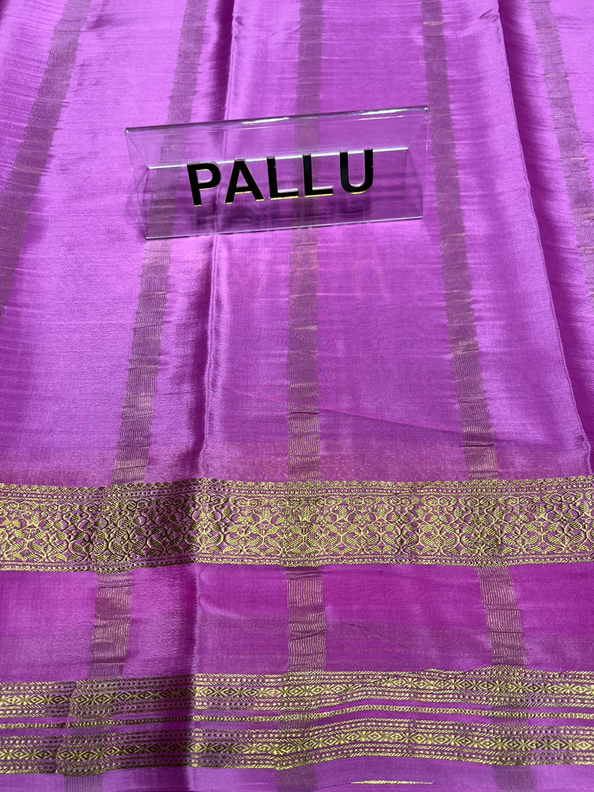 Pure Mysore Silk Saree.