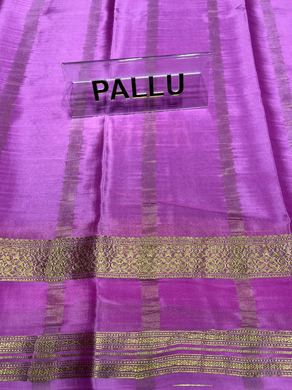 Pure Mysore Silk Saree.