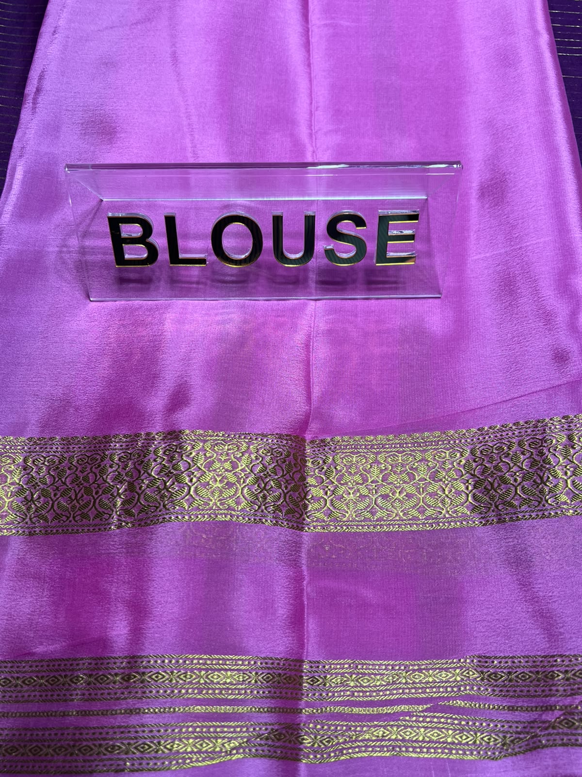 Pure Mysore Silk Saree.