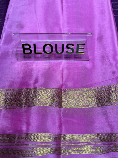 Pure Mysore Silk Saree.