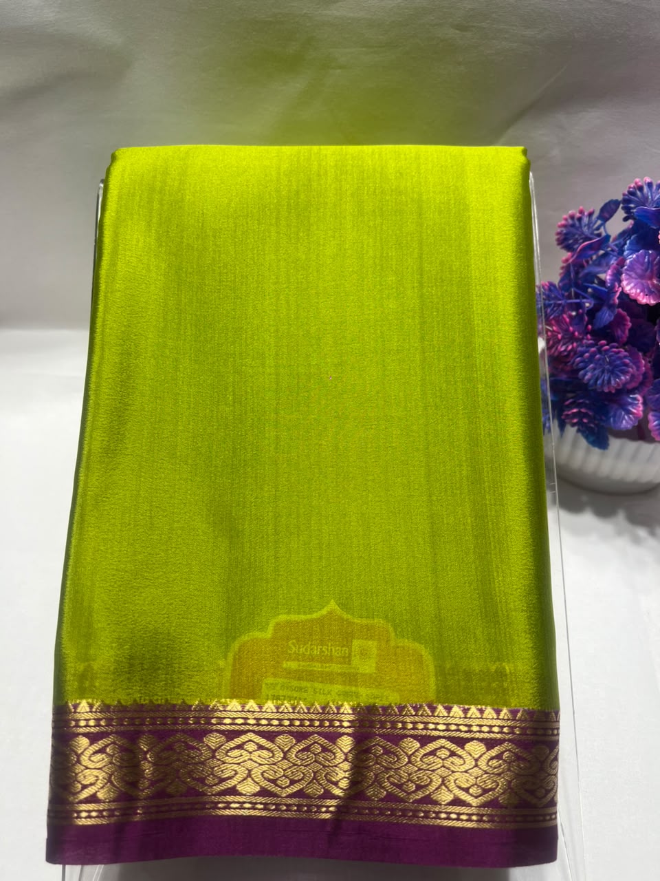 Pure Mysore Silk Saree ( 60 Grams )