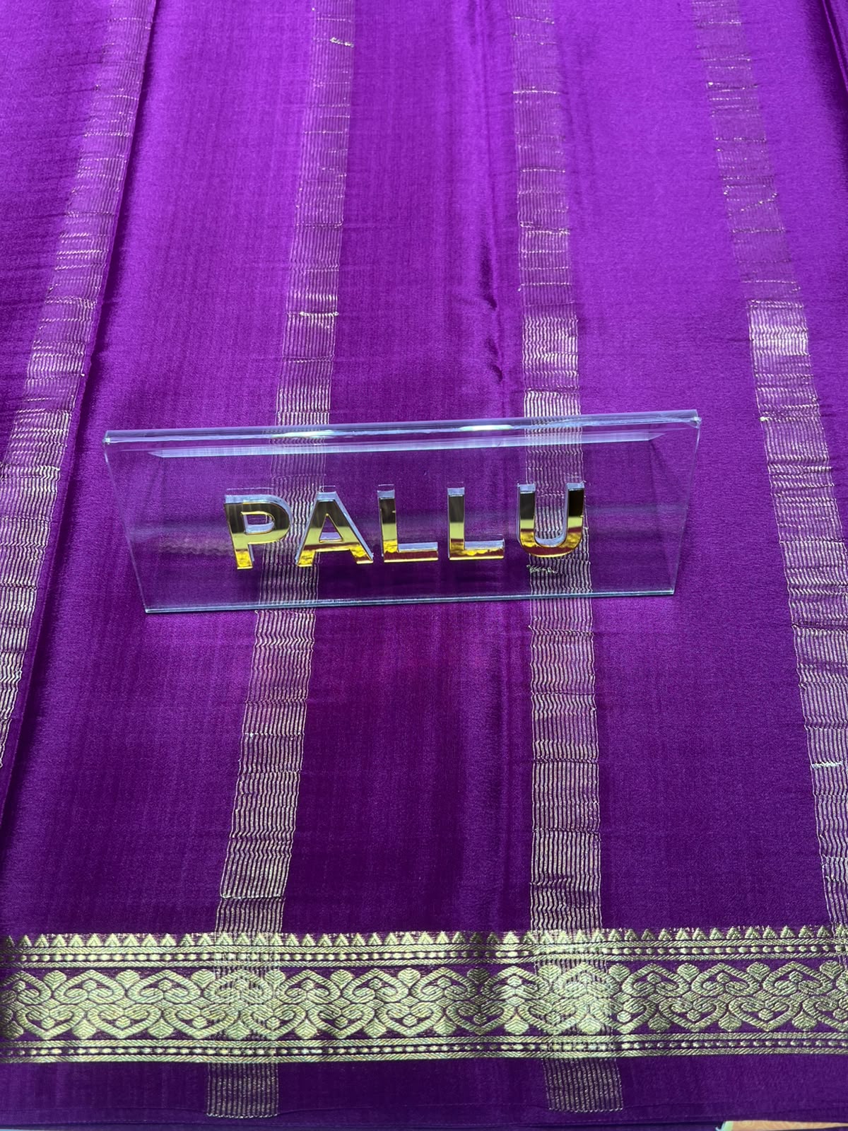 Pure Mysore Silk Saree ( 60 Grams )