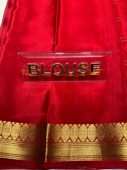 Pure Mysore Silk Saree ( 60 Grams )