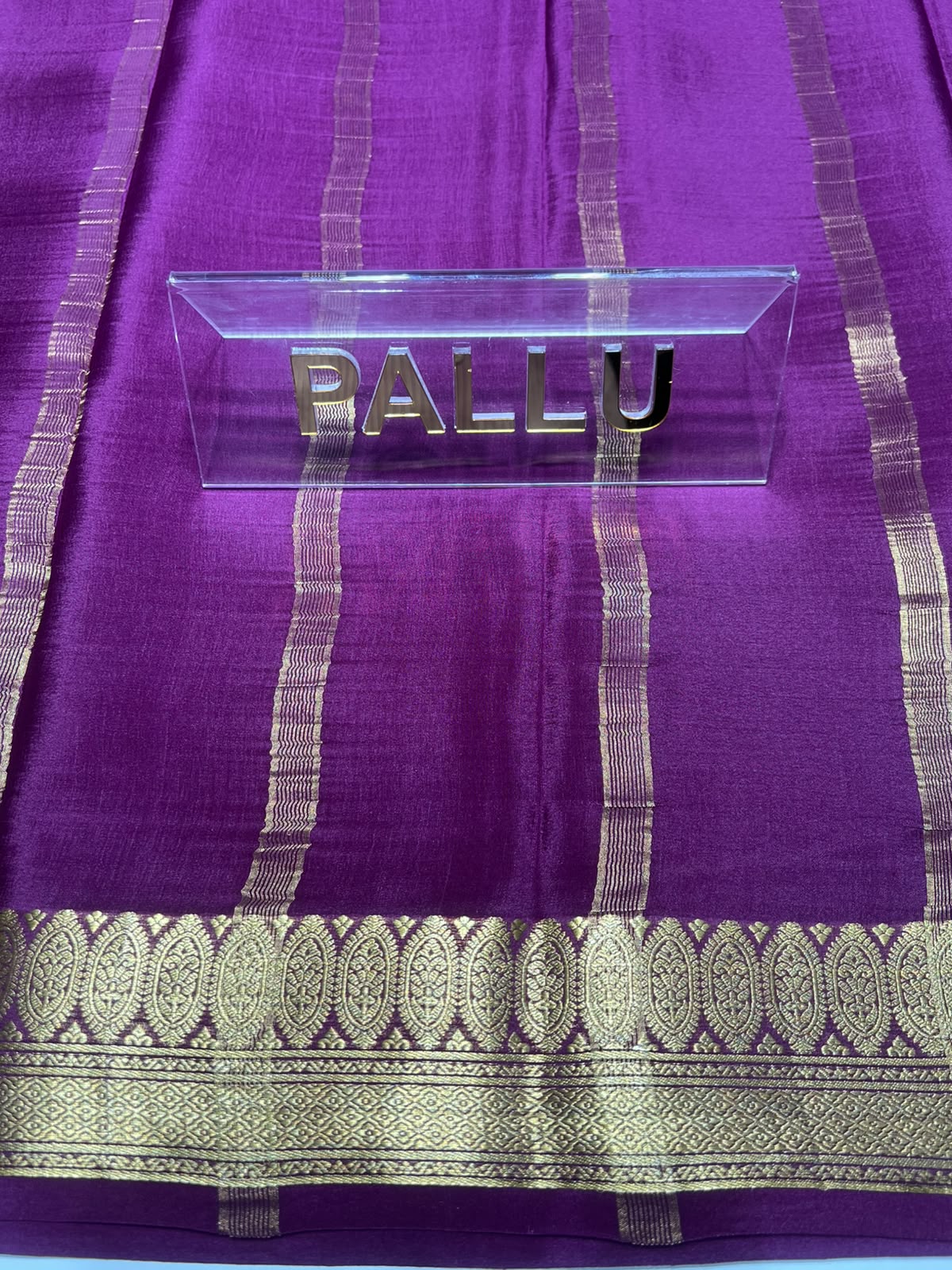 Pure Mysore Silk Saree ( 60 Grams )