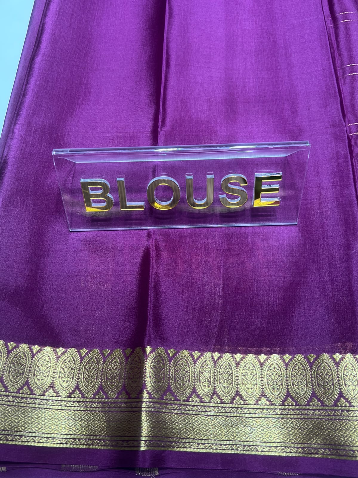 Pure Mysore Silk Saree ( 60 Grams )