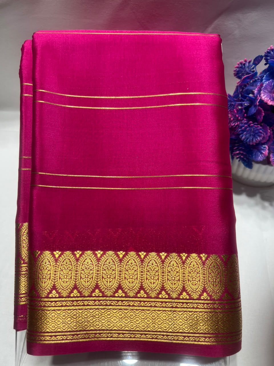 Pure Mysore Silk Saree ( 60 Grams )