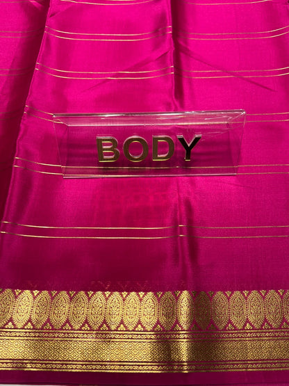 Pure Mysore Silk Saree ( 60 Grams )
