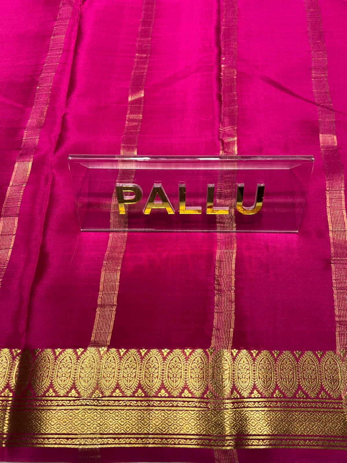 Pure Mysore Silk Saree ( 60 Grams )