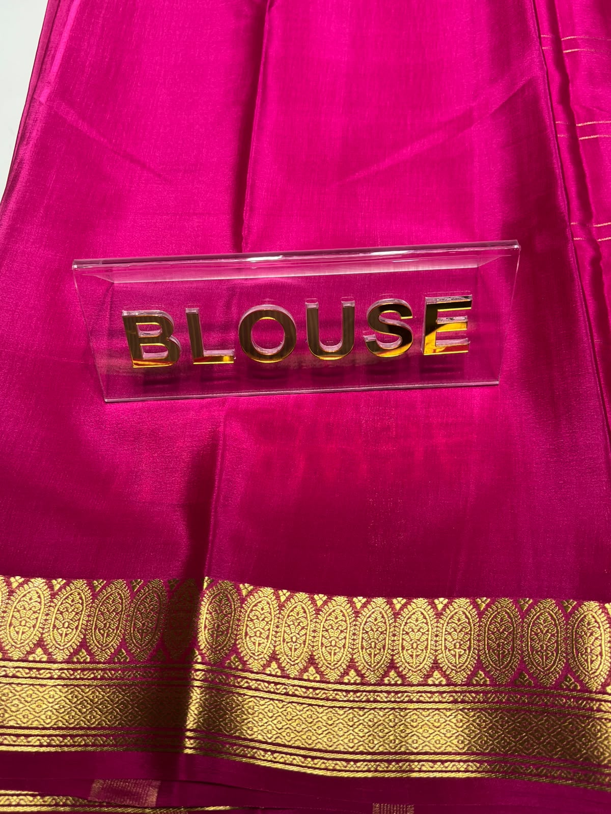 Pure Mysore Silk Saree ( 60 Grams )