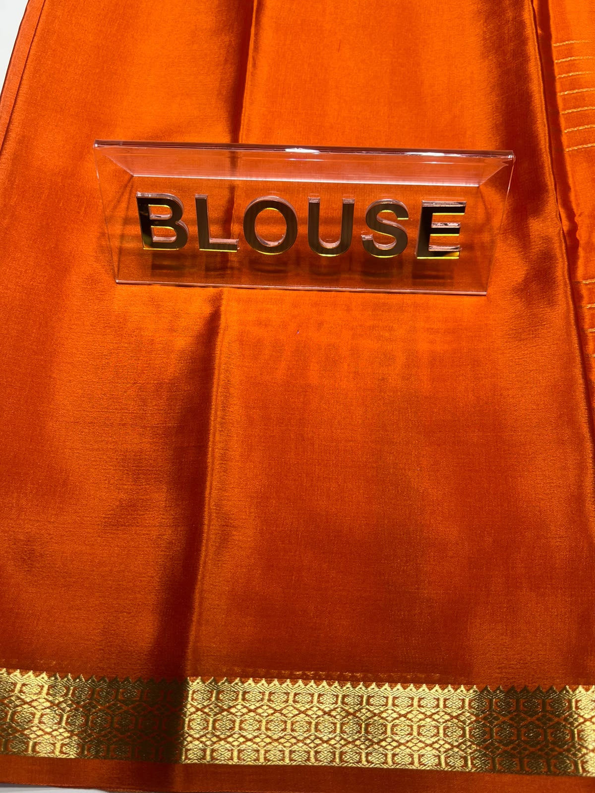 Pure Mysore Silk Saree ( 60 Grams )