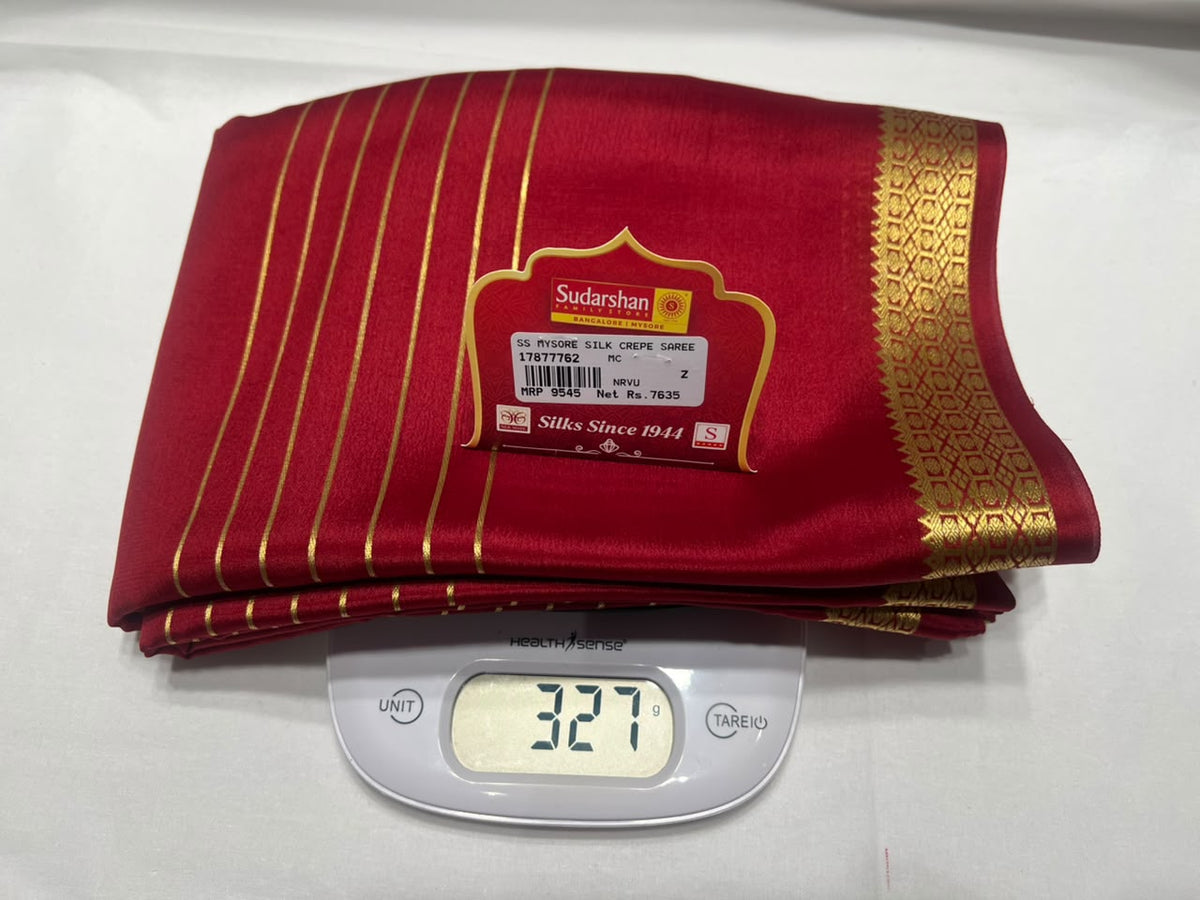 Pure Mysore Silk Saree ( 60 Grams )
