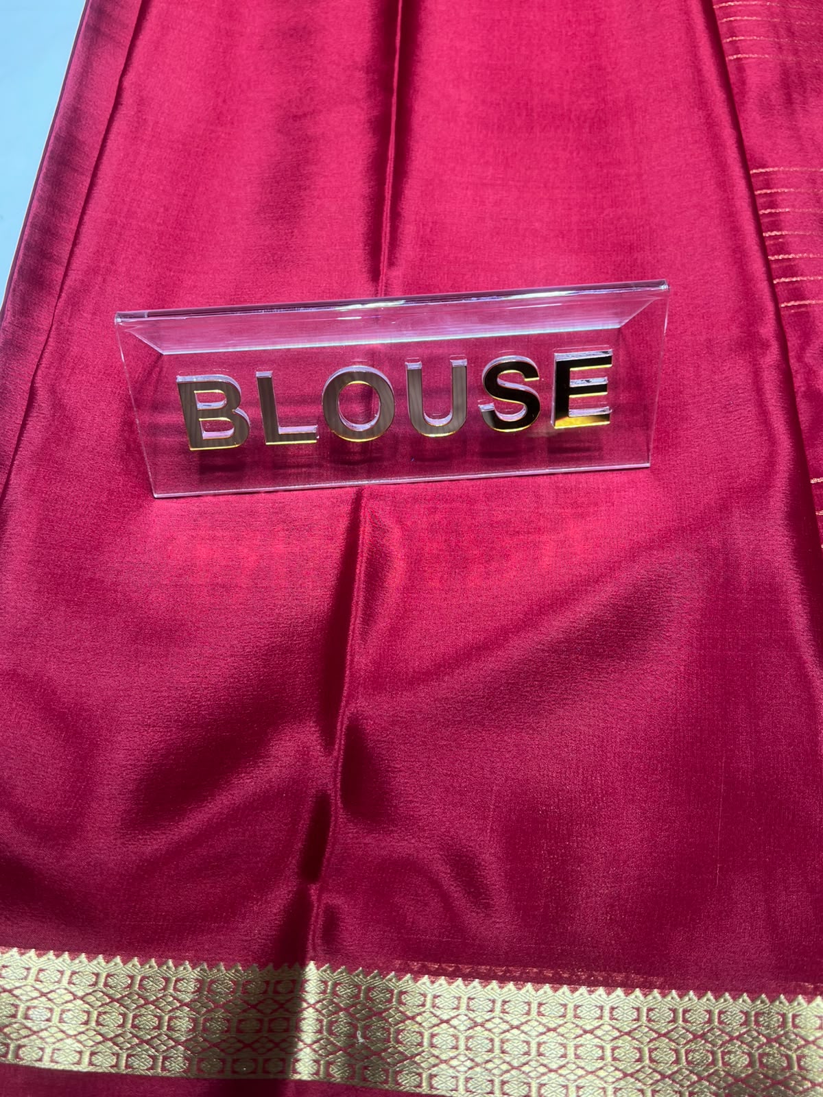 Pure Mysore Silk Saree ( 60 Grams )