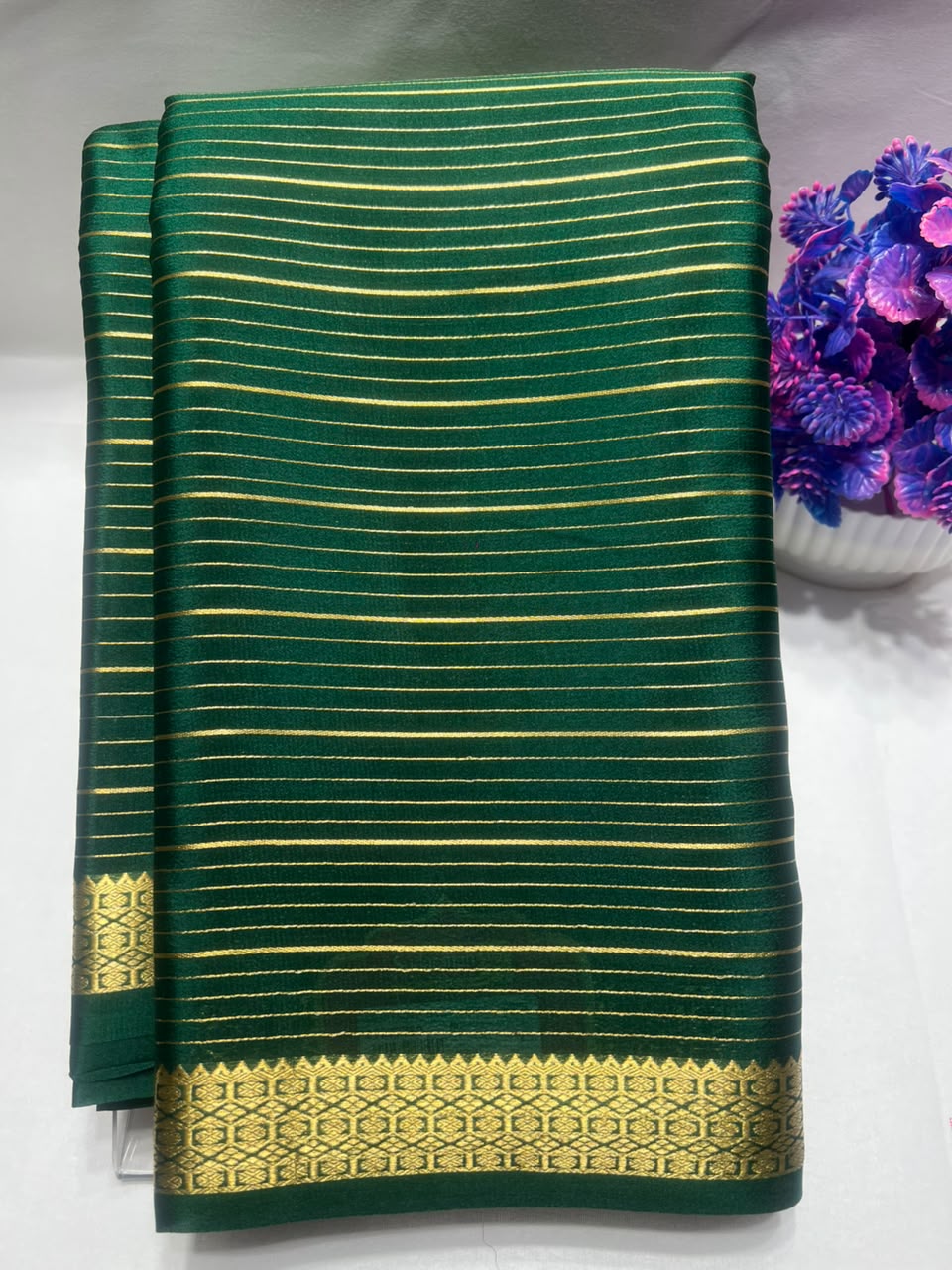 Pure Mysore Silk Saree ( 60 Grams )