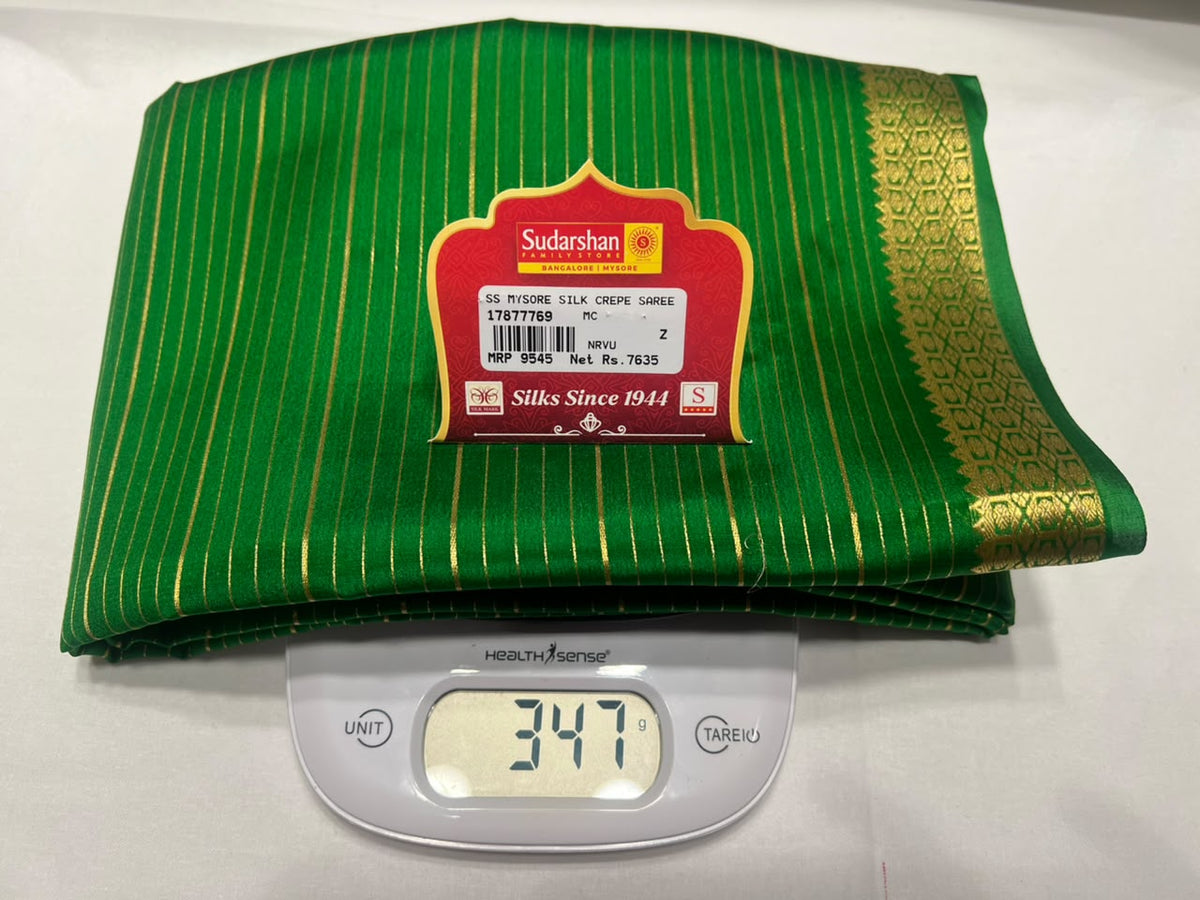 Pure Mysore Silk Saree ( 60 Grams )