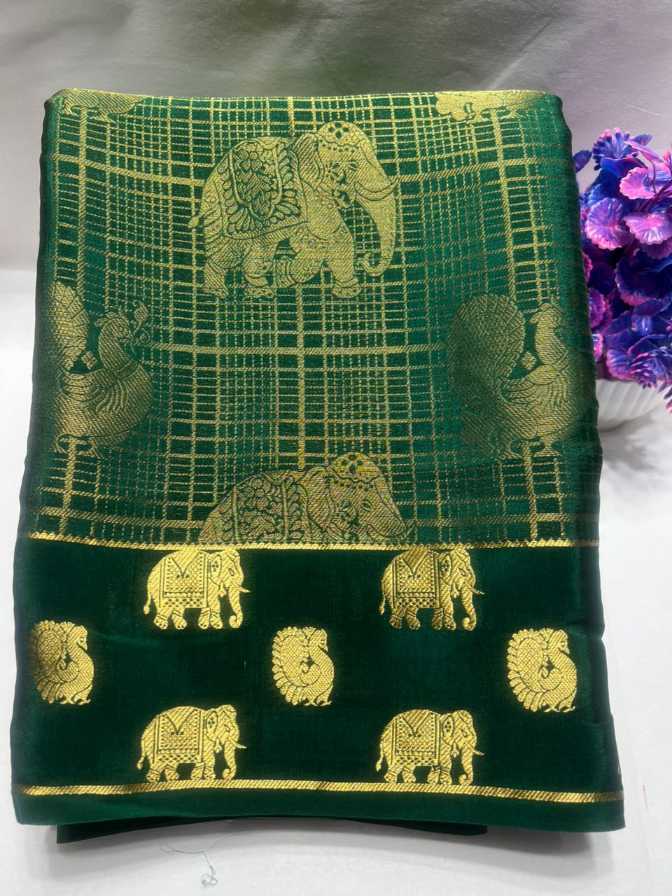 Pure Mysore Silk Saree.