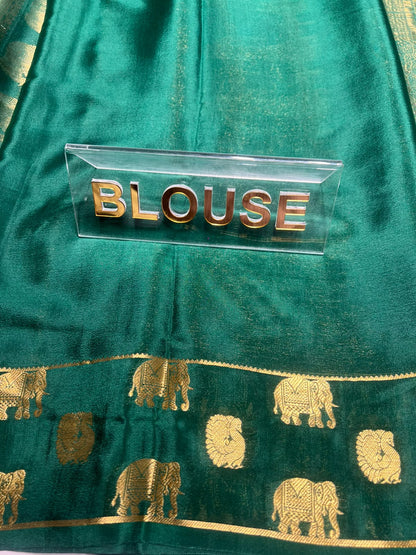 Pure Mysore Silk Saree.