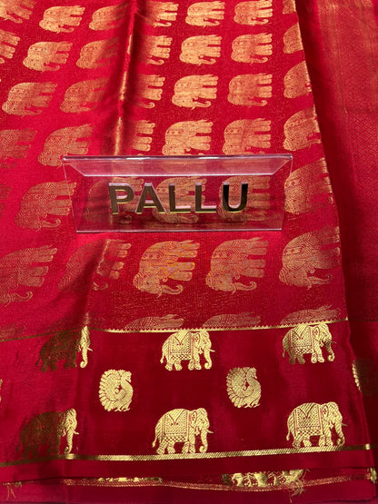 Pure Mysore Silk Saree.